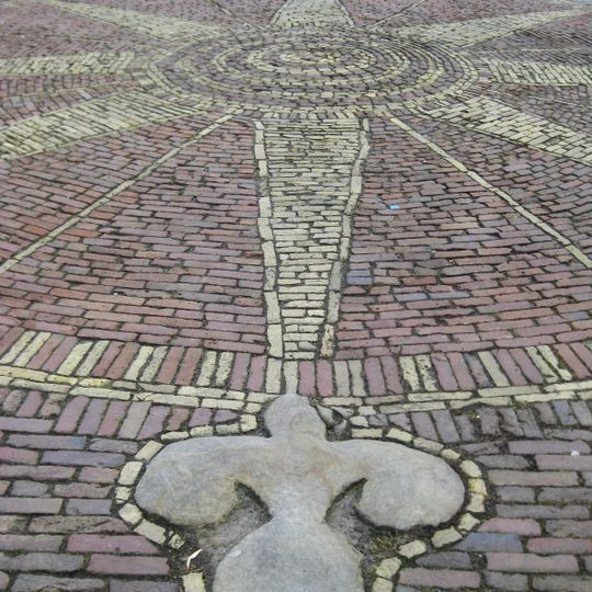 Windroos Jan Nieuwenhuyzenplein, Edam