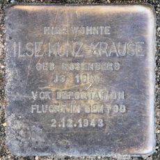 Stolperstein en memoria de Ilse Kunz-Krause