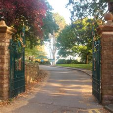 Waterloo Road Gatepiers & Gates to Belle Vue Park