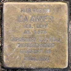 Stolperstein dedicated to Ida Awner
