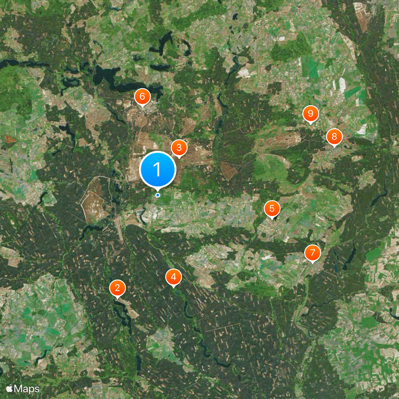 Kłomino Map