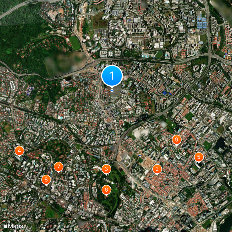Internal Security Department Map