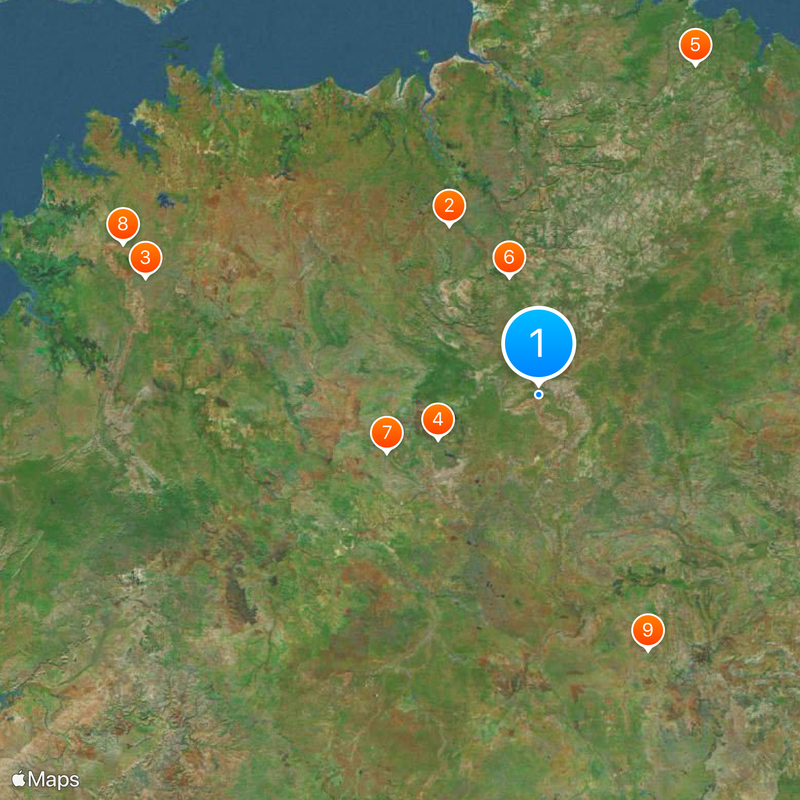 Top End Map