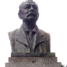 Josef Pekař bust in Turnov
