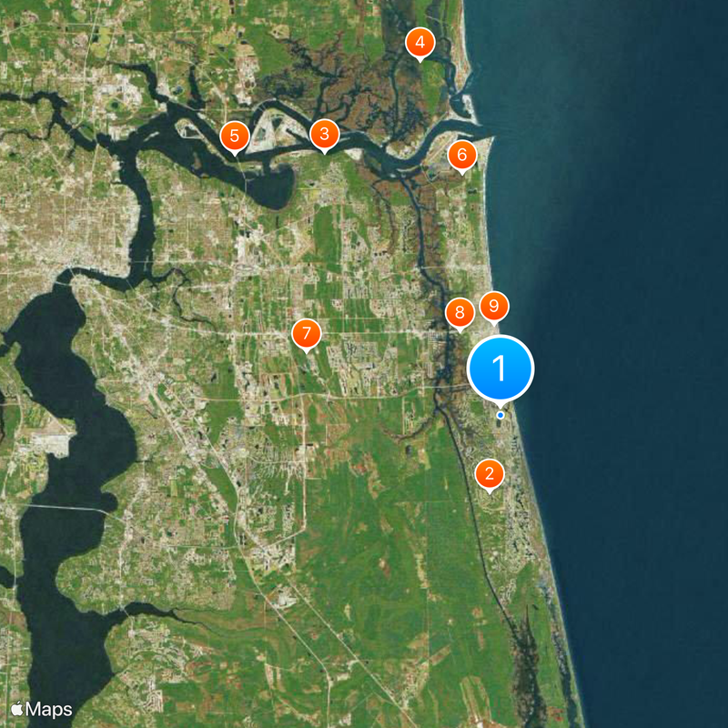 Ponte Vedra Beach Map