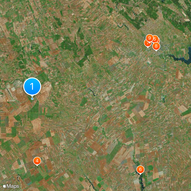 Bačka Map