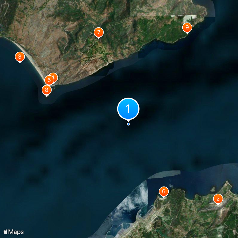 Strait of Gibraltar Map