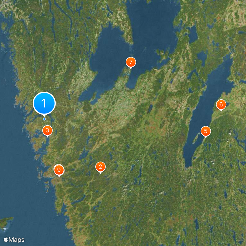 Condado da Västra Götaland Mapa