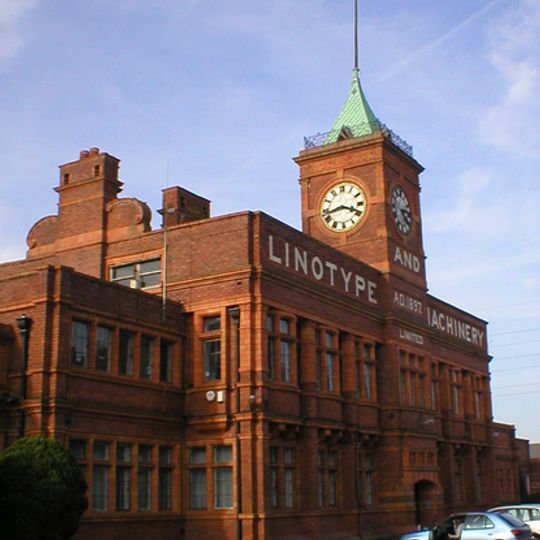 The Main Office Block To The Linotype Works