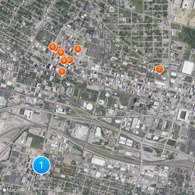 Harris–Stowe State University Mapa