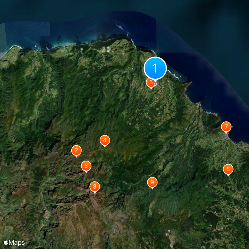 Casas de Santana Karte