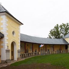Churchyard walls of Saint Catherine of Alexandria church in Stary Wielisław