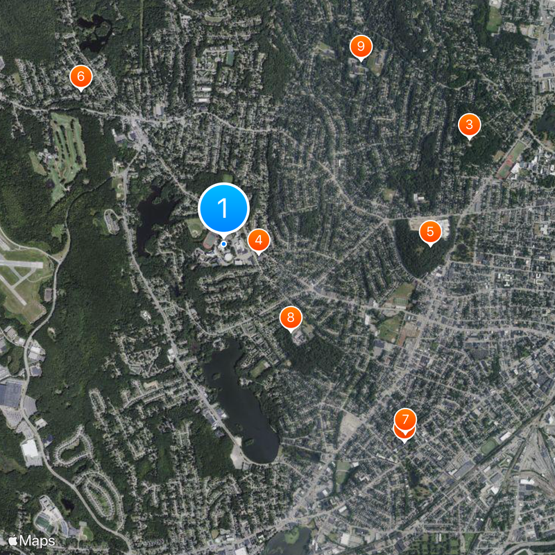 Worcester State University Map