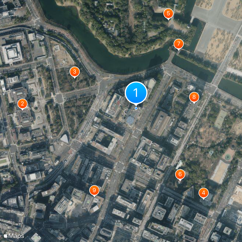 Ministry of Internal Affairs and Communications Map
