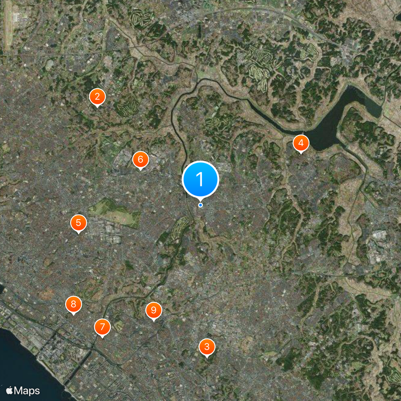 Yachiyo High School Map