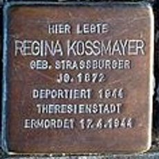 Stolperstein à la mémoire de Regina Koßmayer