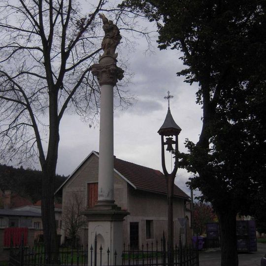 Mariánský sloup v Sazené