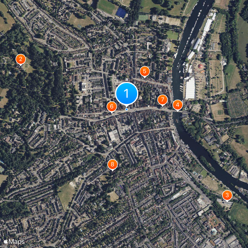 Henley-on-Thames Kaart