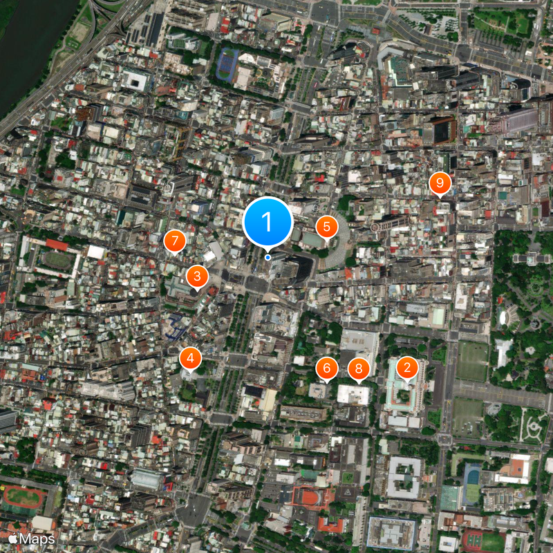 Ximen Station Map