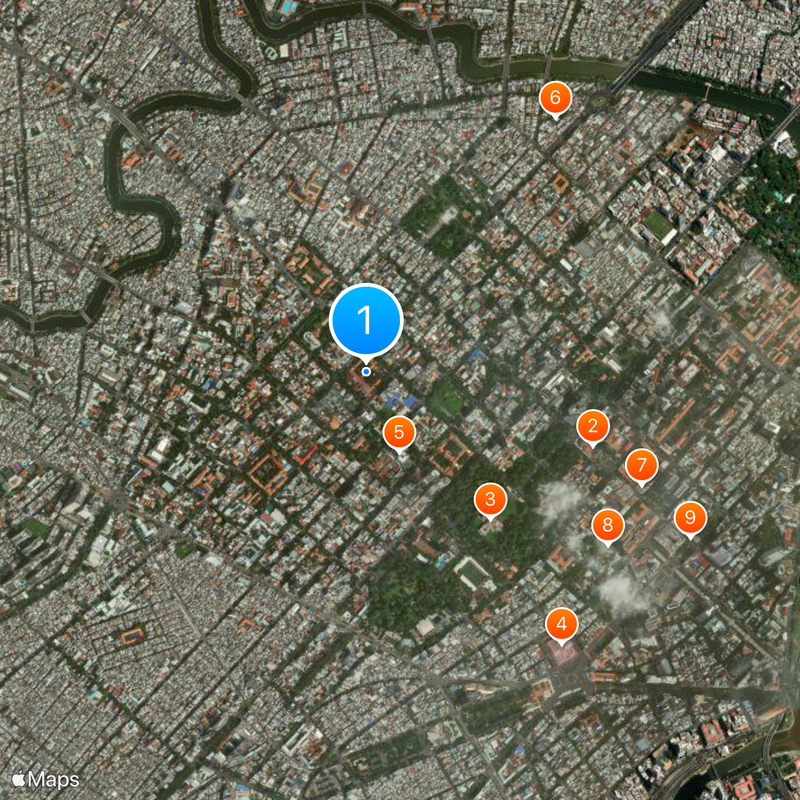 Marie Curie High School Map