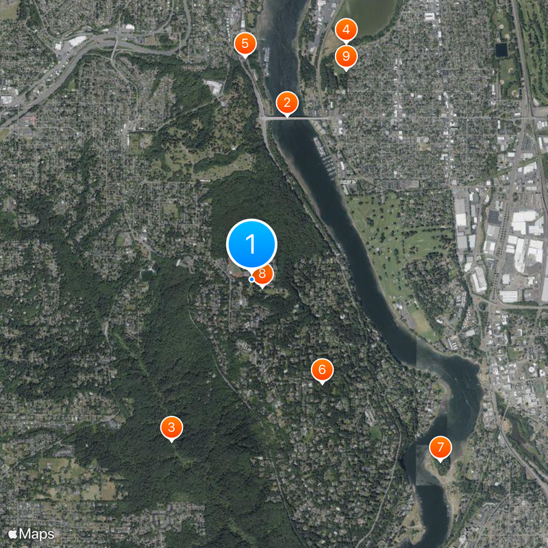 Lewis & Clark College Map