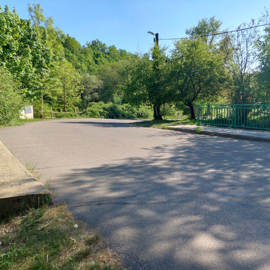 Most ulice K Nové Vsi přes Prokopský potok