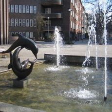 Dolphin fountain