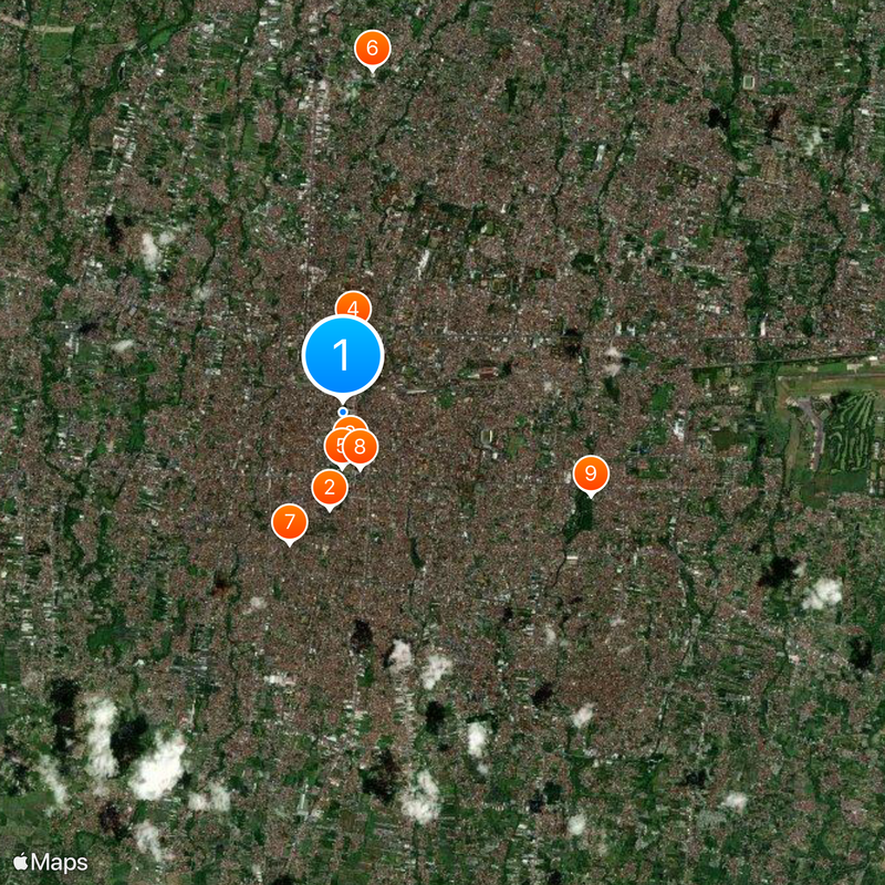 Jalan Malioboro Kaart