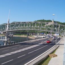 Footbridge at Ústí nad Labem hlavní nádraží