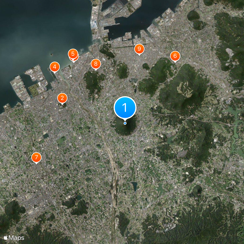 Mount Iino Map