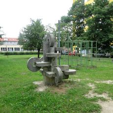 Plastika ve Strakonicích u Dukelské ulice