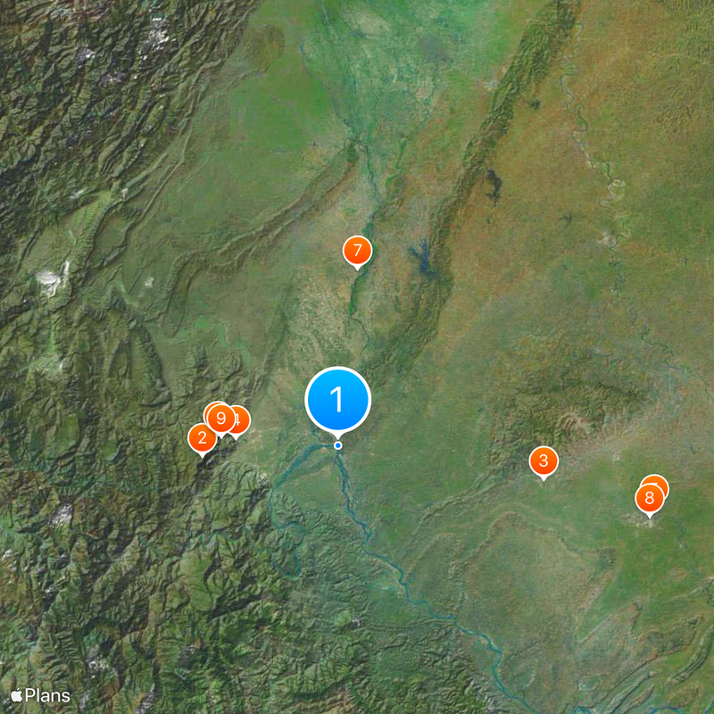 Wielki Budda z Leshan Mapa