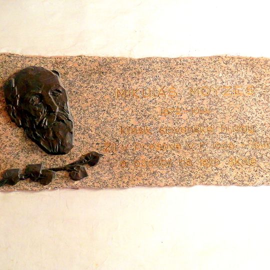 Slovenské gymnázium, tabuľa pamätná