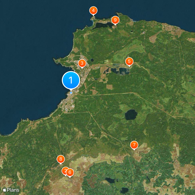 Leningrad Nuclear Power Plant Map