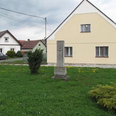 Pomník Kašpara Bosáka v ulici Podsedky v Janovicích nad Úhlavou