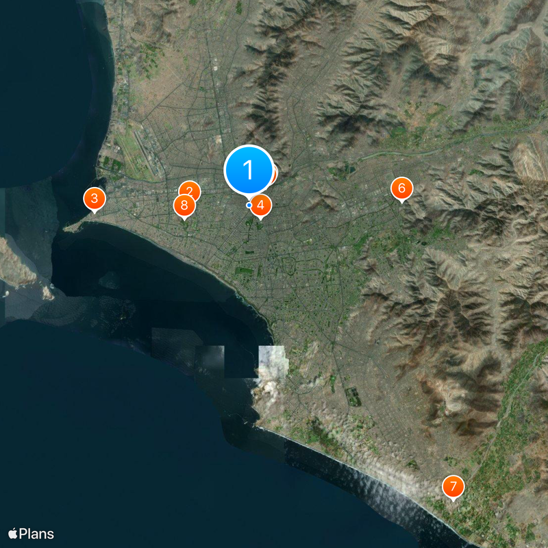 Provincia de Lima Mapa