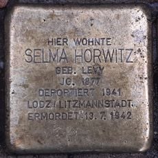 Stolperstein en memoria de Selma Horwitz