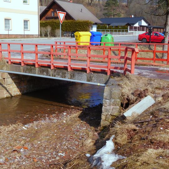 Bridge over Luční potok in Rudník near no. 239