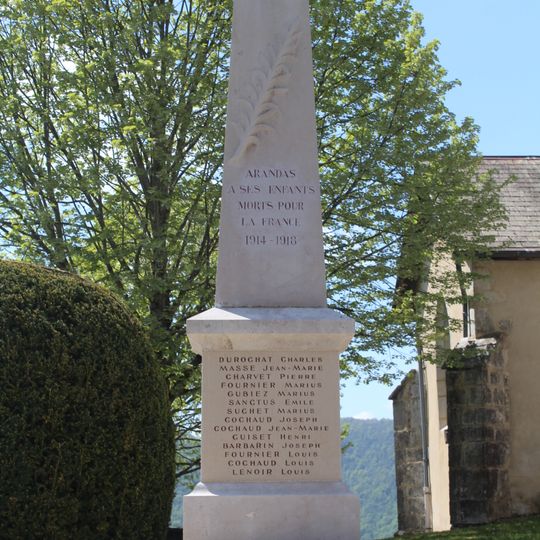 War memorial of Arandas