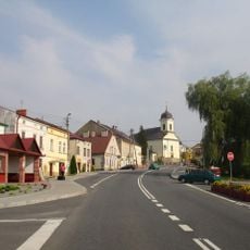 Miasteczko w ob. granicach administracyjnych