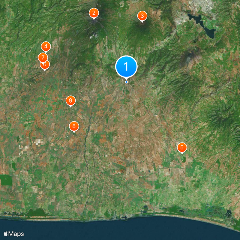 Escuintla Department Map