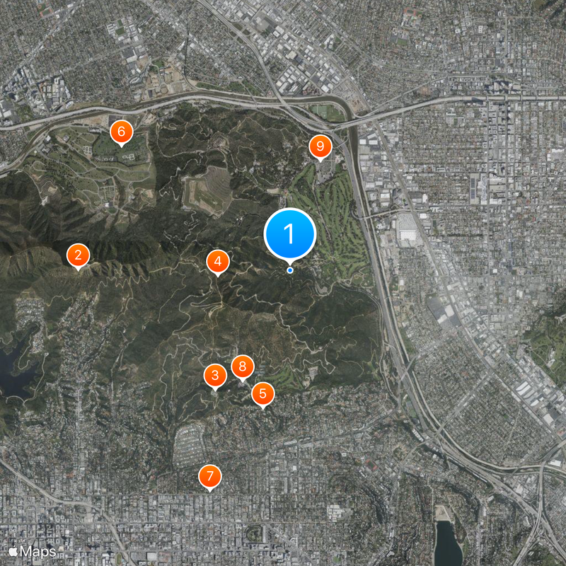 Griffith Park Zoo Mappa