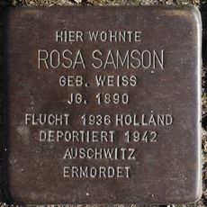 Stolperstein en memoria de Rosa Samson