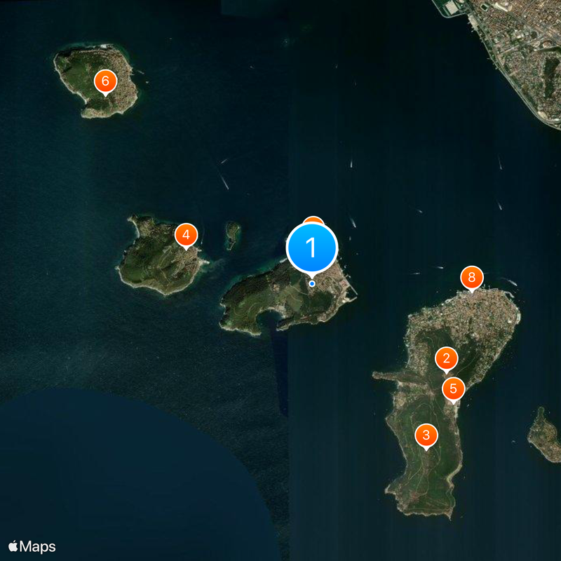 Islas Príncipe Mapa