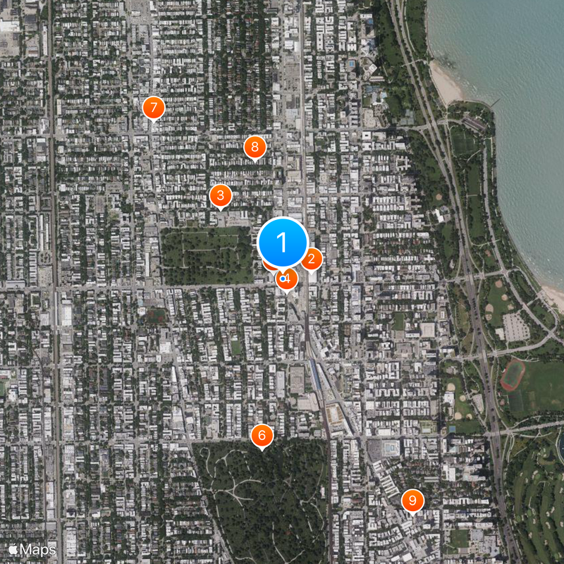 Green Mill Cocktail Lounge Mappa