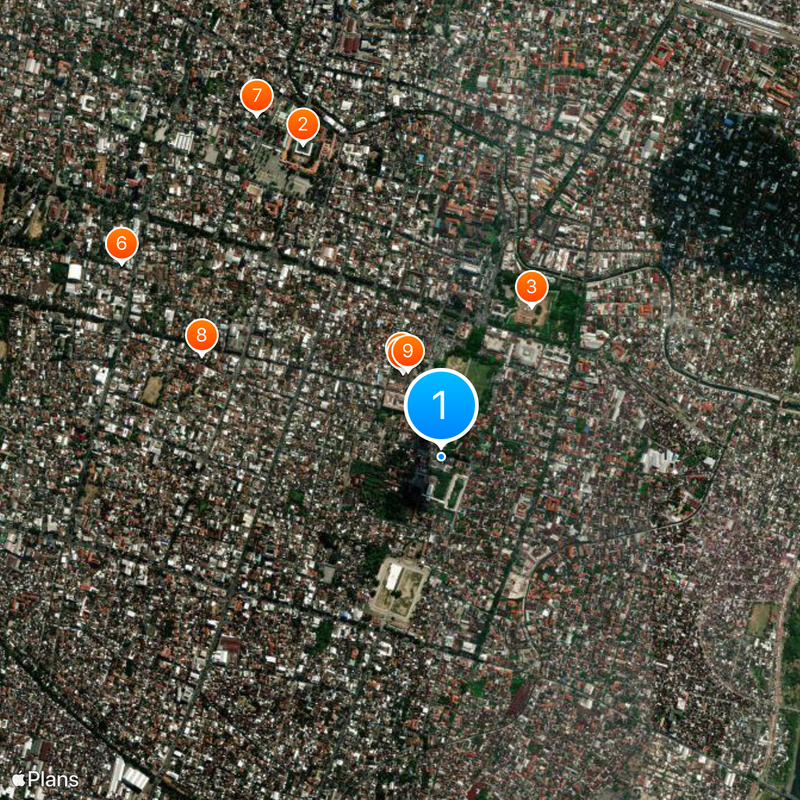 Kraton of Surakarta Karte