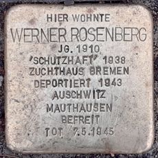 Stolperstein en memoria de Werner Rosenberg