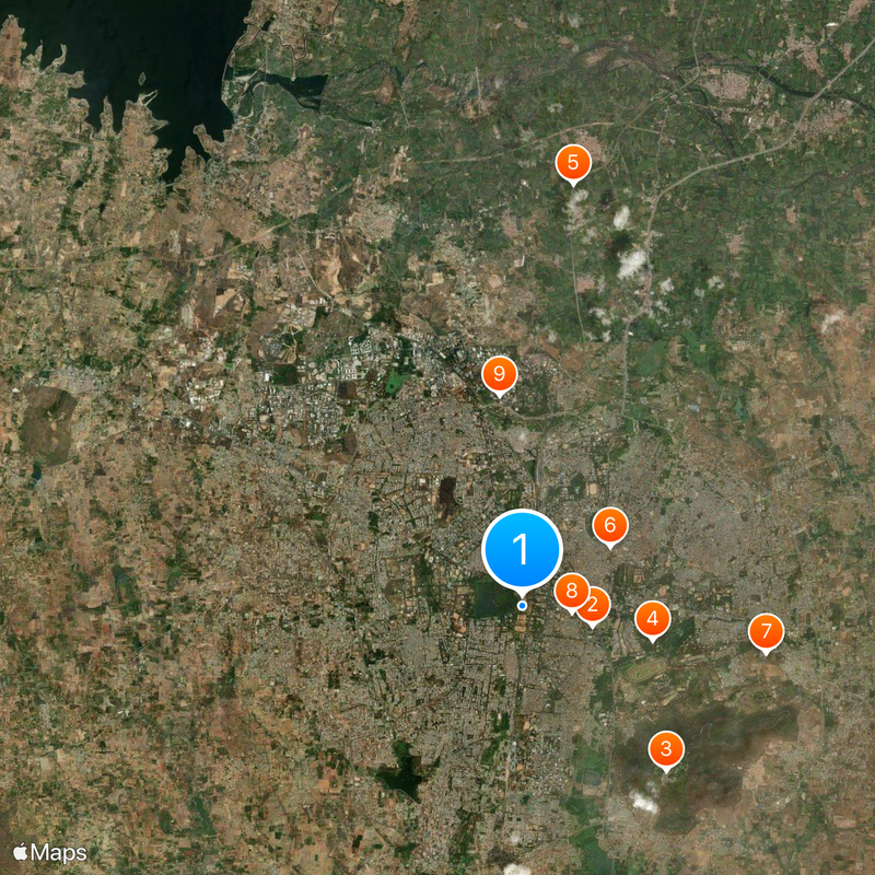 University of Mysore Map