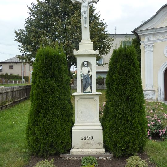 Kříž v Bolaticích na křižovatce ulic Hlučínská a Svobody