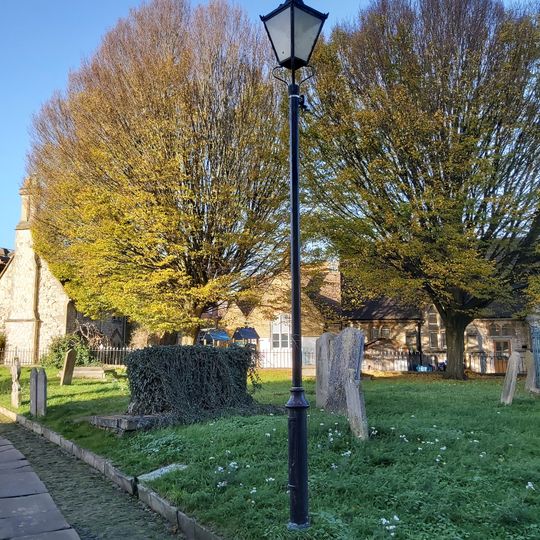 Gas Lamp To North Of Church Porch